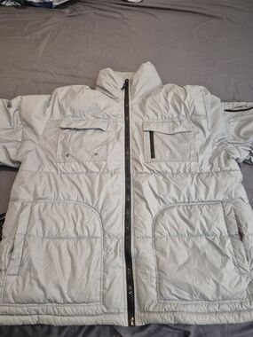 South Pole Light Gray Men's Puffer Jacket